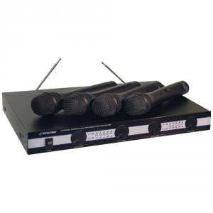 Pyle RA12352 Pro 4-microphone Vhf Wireless Microphone System Pylpdwm50