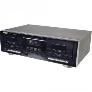 Pyle RA12681 Pro Dual Cassette Deck With Mp3 Conversion Pyrpt659du