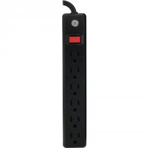 Ge RA19085 6-outlet Power Strip (black44; 6ft Cord) Jas14088