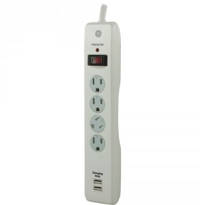 Ge RA19115 4-outlet Sur Protector With 2 Usb Ports Jas14090