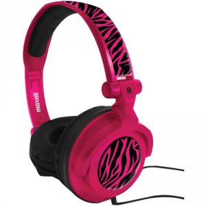 Maxell RA20301 Amplified Heavy Bass Headphones (pink Zebra) Mxl190220a