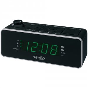 Jensen RA25451 Dual Alarm Projection Clock Radio Jenjcr235