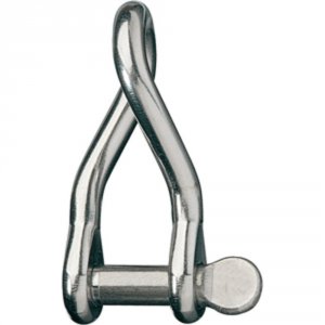 Ronstan RF628 Twisted Shackle - 316 Pin - 1-332l X 1332w