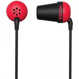 Koss RA26847 Plug In-ear Earbuds (red) Kssplugr