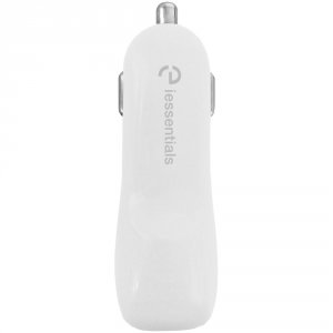 Iessentials RA27382 2.1-amp Dual-usb Car Charger (white) Iepcp2uwt