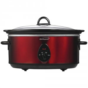 Brentwood RA30854 6.5 Quart Slow Cooker (red) Btwsc150r