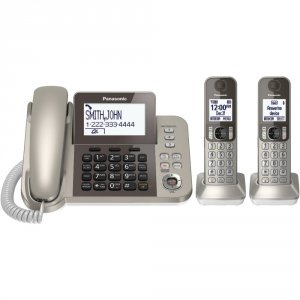 Panasonic RA32343 Dect 6.0 Corded And Cordless Phone System With Calle