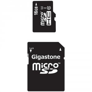 Gigastone RA33041 Class 10 Uhs-1 Microsdhc Card  Sd Adapter(16gb) Dem2