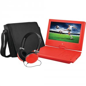 Ematic RA33494 9quot; Portable Dvd Player Bundles (red) Shagepd909rd