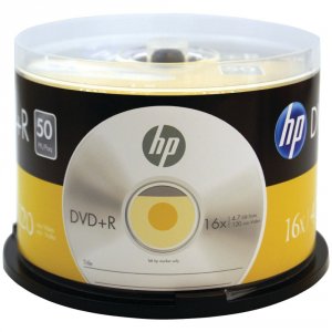 Hp RA34398 Hp 4.7gb 16x Dvd+rs (50-ct Cake Box Spindle) Hoodr16050cb