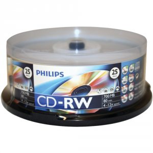 Philips RA36135 700mb 80-minute Cd-rws44; 25-ct Spindle Hoocdrw8012