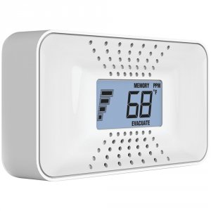 First RA37245 Carbon Monoxide Alarm With Temperature44; Digital Displa