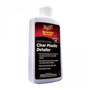 Meguiars M1808 18 Mirror Glaze Clear Plastic Detailer - 8oz