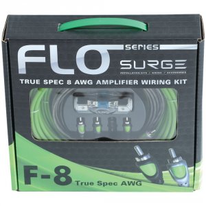 Surge F-8 F-8 Flo Series Amp Installation Kit (8 Gauge, 800 Watts)