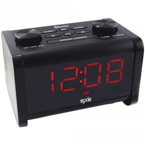 Sxe RA44592 Bluetooth Speaker Fm Alarm Clock Radio Nyl86011