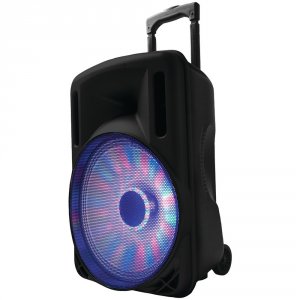 Supersonic RA46499 12quot; Portable Bluetooth Dj Speaker (black) Ssciq