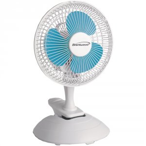 Brentwood F-621W Kool Zone F-621w 6 Convertible Clip Desk Fan