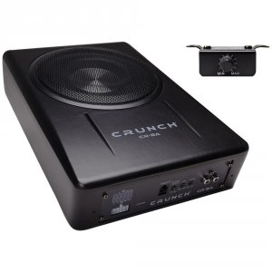 Crunch RA48112 Cr-8a Powered 8quot; 400-watt Low-profile Subwoofer Sys