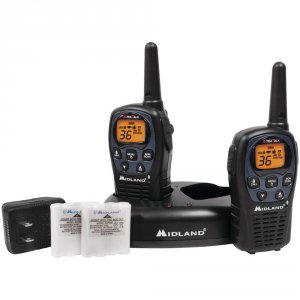 Midland RA9402 26-mile Gmrs Radio Pair Pack With Drop-in Charger  Rech