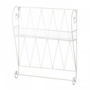 Summerfield 10018382 White Wire Wall Shelf