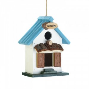 Songbird 10018417 Blue Rooftop Birdhouse