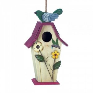 Songbird 10018425 Flower Birdie Birdhouse