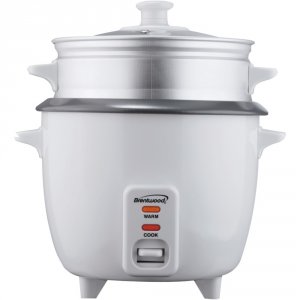 Brentwood RA25993 Rice Cooker With Steamer (5 Cups44; 400w) Btwts600s