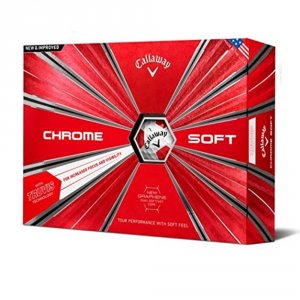 Callaway 642125512 Chrome Soft 18 Golf Ball - 12 Pack Whitered