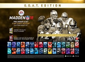 Electronic 014633738094 Ea Madden Nfl 18 G.o.a.t. Edition - Sports Gam