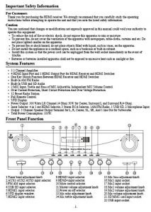 Pyle PT590AU Home(r)  5.1-channel, 350-watt Amp Receiver With 3d Pass-