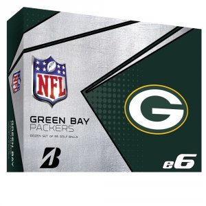 Bridgestone 6SWXNFLGP E6 Green Bay Packers Golf Balls-dozen