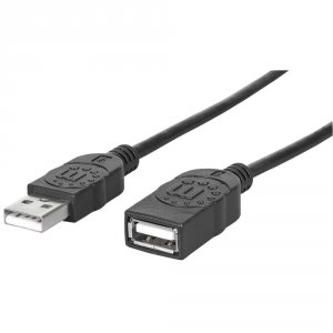 Manhattan 393850 (r)  A-male To A-female Usb 2.0 Extension Cable (10ft