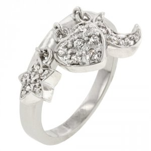 Icon J7606 Triple Charm Ring (size: 07) R08039r-c01-07