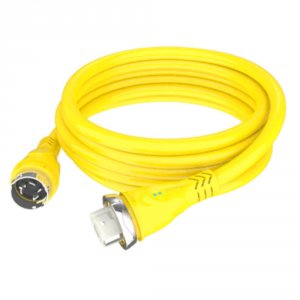 Furrion F50250-SY 50a 125 250v Marine Cordset 50ft Yellow W Led