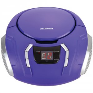 Sylvania SRCD261-B-PURPLE (r) Srcd261-b-purple Portable Cd Player With