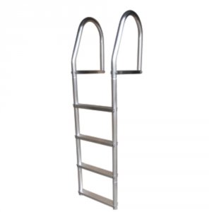 Dock 2074-F Fixed Eco - Weld Free Aluminum 4-step Dock Ladder