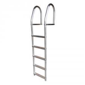 Dock 2075-F Fixed Eco - Weld Free Aluminum 5-step Dock Ladder