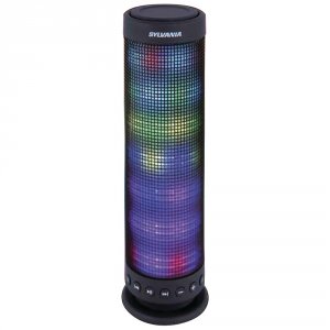 Sylvania RA41541 Light-up Neon Bluetooth Speaker Cursp618blk