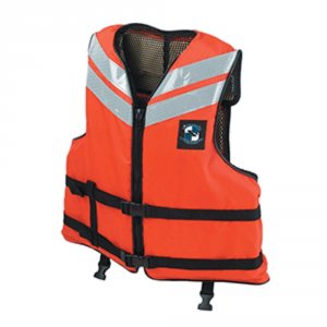 Stearns I460ORG-05-000F Work Boat Flotation Vest - X-large