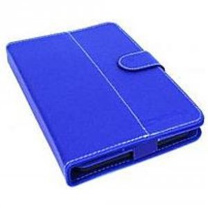 Linsay BLUEC-7 Bluec-7 7-inch Portfolio Leather Blended Case - Blue