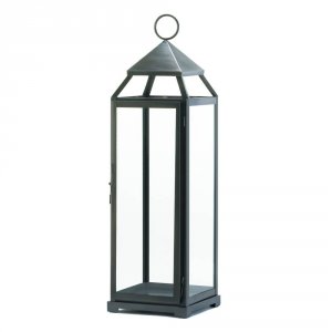 Gallery 10016912 Brushed Silver Extra Tall Lantern