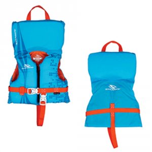 Stearns 2000029260 Infant Antimicrobial Life Jacket - Up To 30lbs - Bl