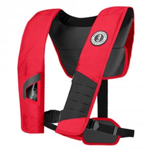 Mustang MD2981-123 Mustang Dlx 38 Deluxe Manual Inflatable Pfd - Redbl