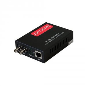 Proline PRO-GMC-LX-2ST Fiber Media Converter Gigabit Ethernet Rj45 Pro