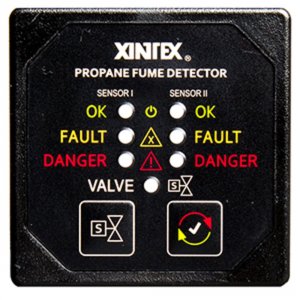 Fireboy-xintex P-2BS-R Xintex Propane Fume Detector  Alarm W2 Plastic 