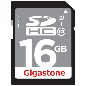 Gigastone RA33059 Class 10 Uhs-1 Card (sdhc; 16gb) Demsdhcu116gr