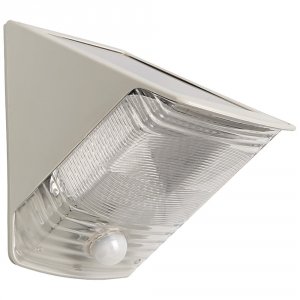 Maxsa RA10155 Innovations Solar-powered Motion-activated Wedge Light (