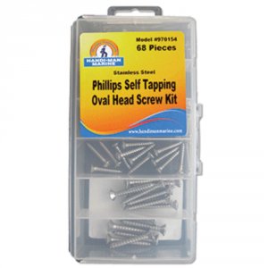 Handi-man 970154 Handi-man Phillips Oval Head Self Tapping Screw Kit -