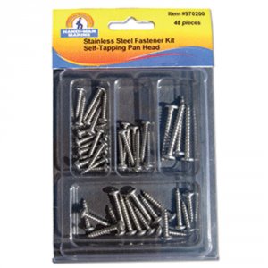 Handi-man 970200 Handi-man Self Tapping Pan Head Screw Kit - 48 Pieces