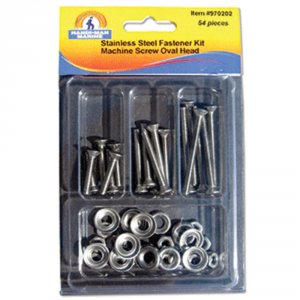 Handi-man 970202 Handi-man Phillips Oval Head Machine Screw Kit - 54 P